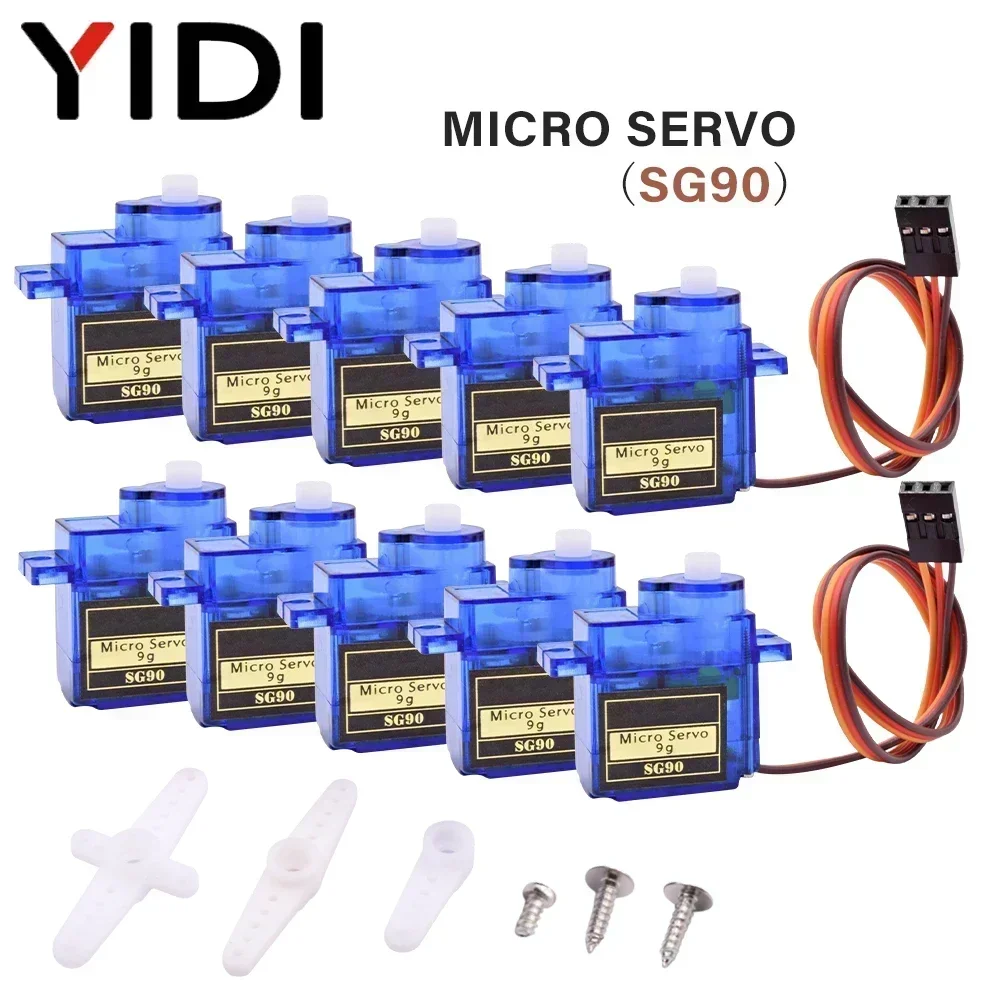 Servo Sg90 - 2/4/5/10/20 piezas Arduino Micro servomotor analógico