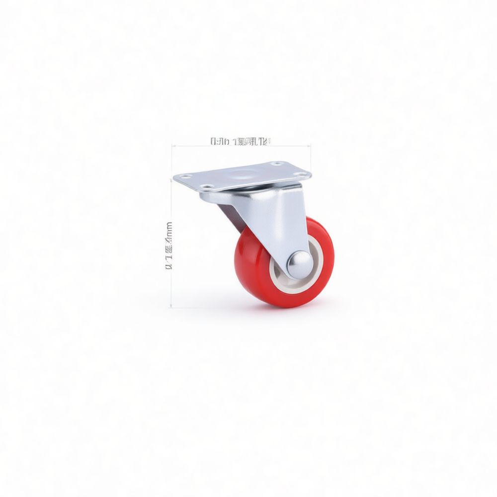 Caster Wheel - Ruedas giratorias de goma de 1,3