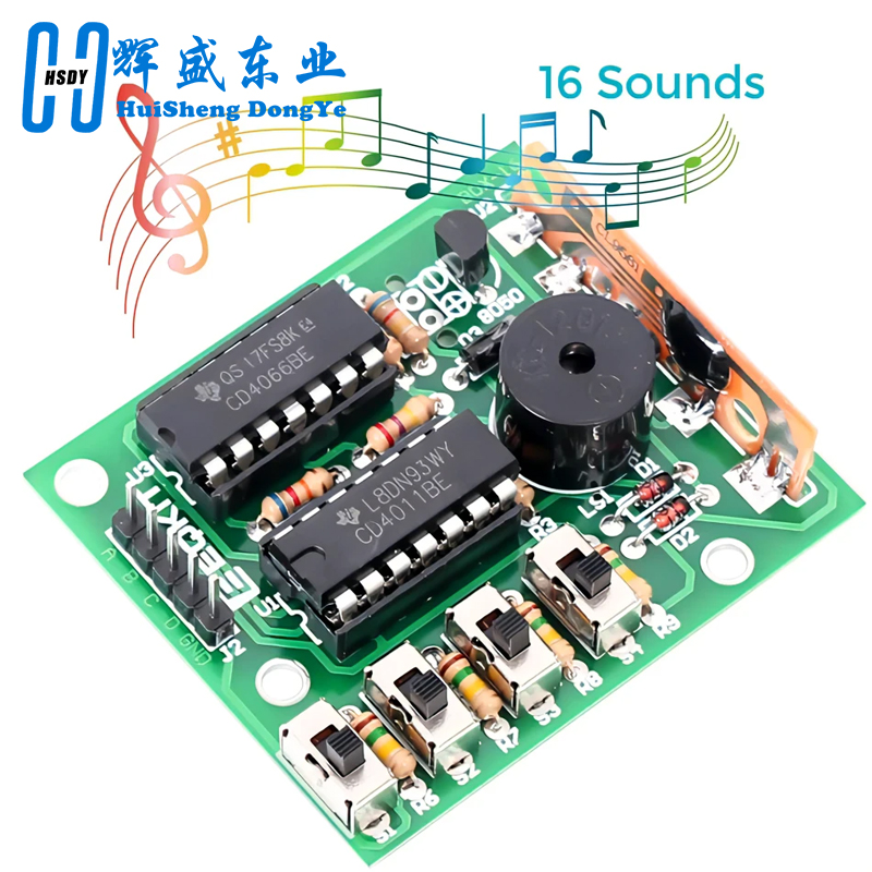 Line Follower Robot - Caja de sonido de 16 música,