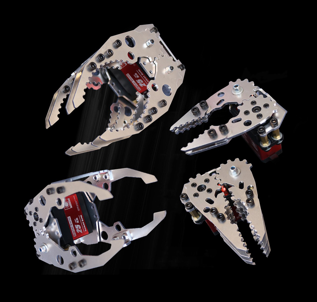 Robot Gripper - Pinza mecánica de Metal, abrazadera de
