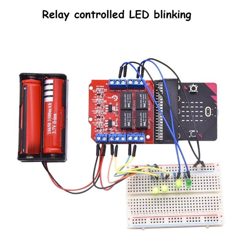 Microbit - Módulo de Relé de 4 Canales