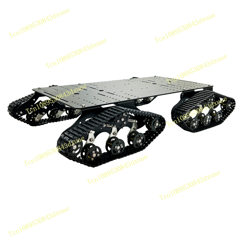 Tracked Robot Chassis - Chasis Todoterreno con Amortiguación de Impactos