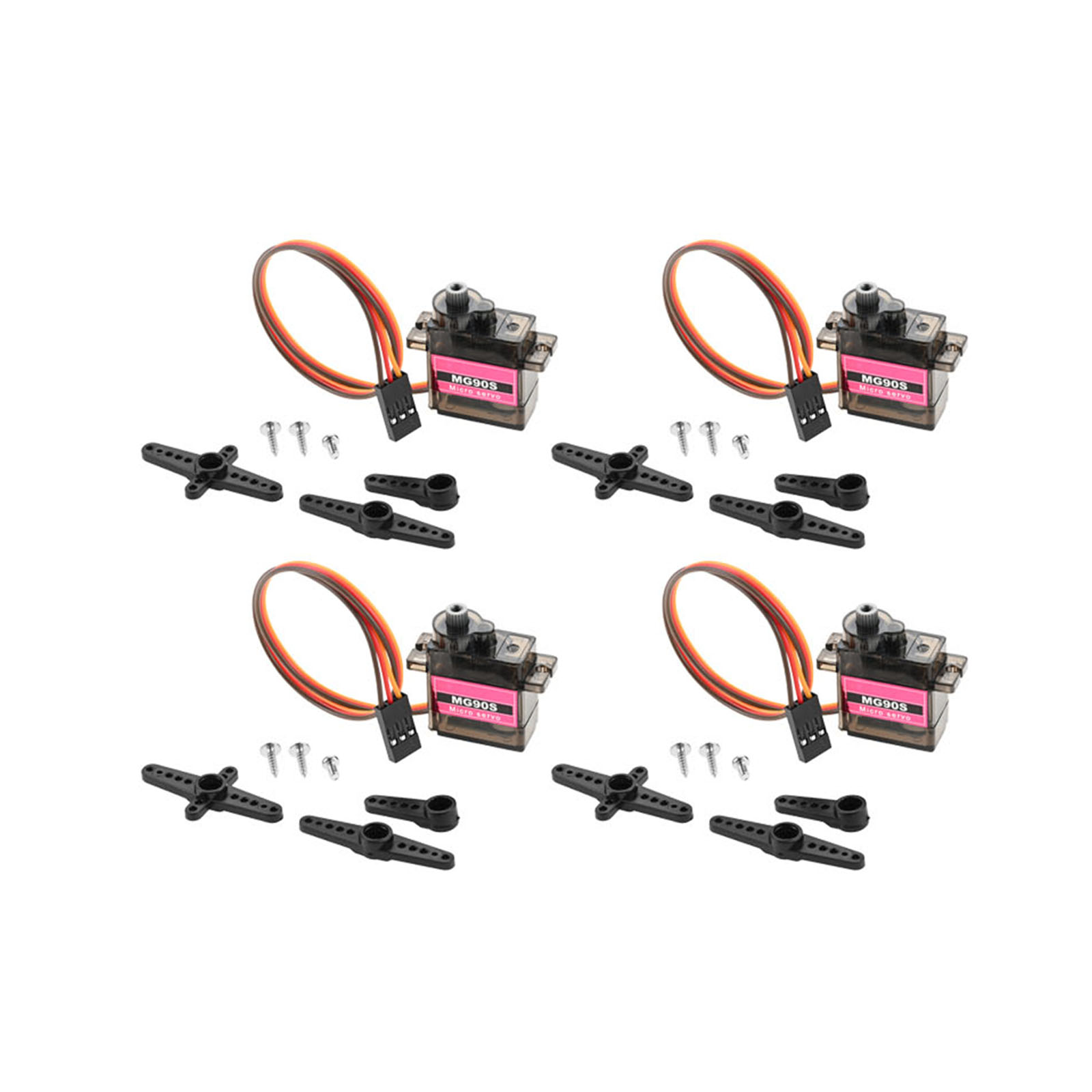 Robot Arm Metal - 4 unidades de Micro Servo con