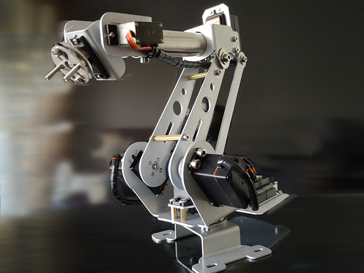 Brazo Robótico de 6 Grados de  - Robot Arm Metal reseña y precio