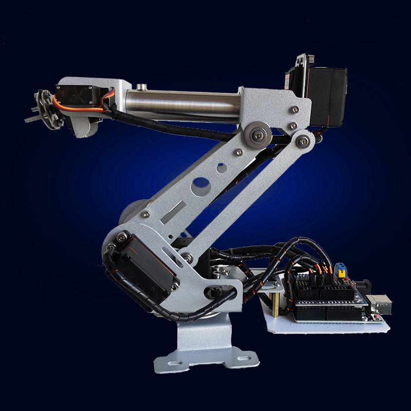 Brazo Robótico de 6 Grados de  - Robot Arm Metal reseña y precio