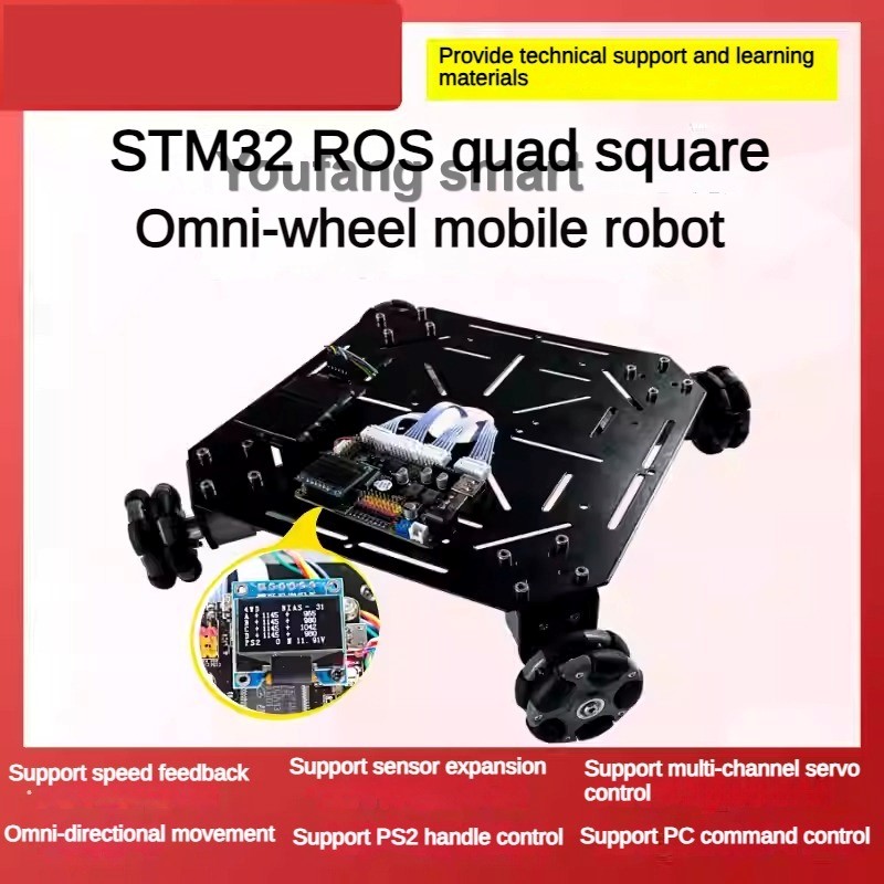 Chasis de Robot Móvil Cuadrado - Omni Wheel reseña y precio