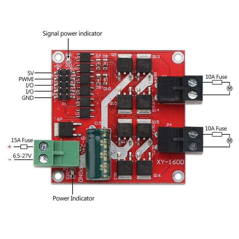 Módulo de control de motor A40 - Motor Driver Module reseña y precio