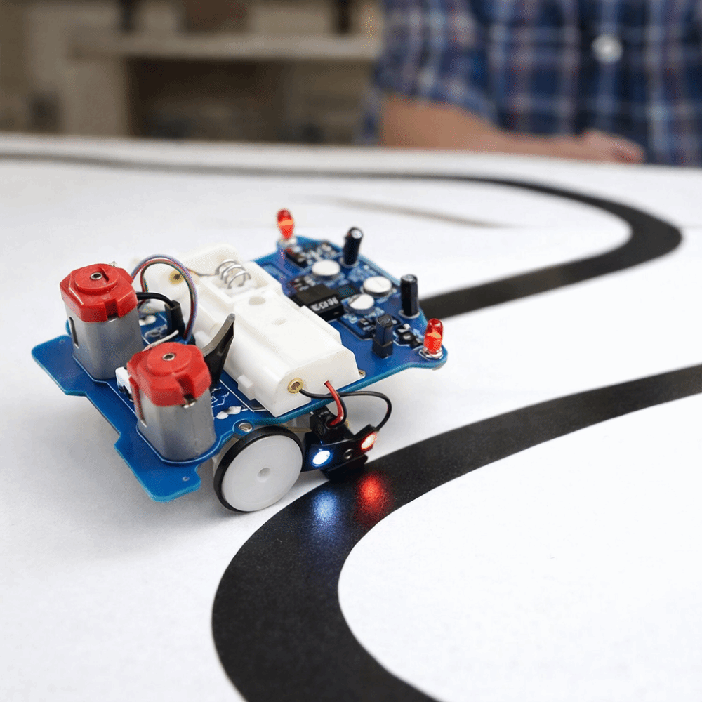 Kit de montaje de robot inteli - Line Follower Robot reseña y precio