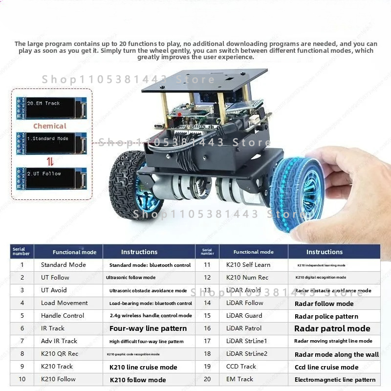 Kit de Chasis Robótico Intelig - Stm32 Robot reseña y precio