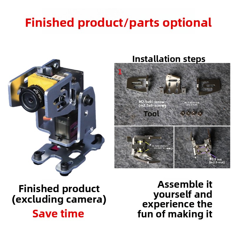 Soporte Metálico para Cámara c - Pan Tilt Bracket reseña y precio