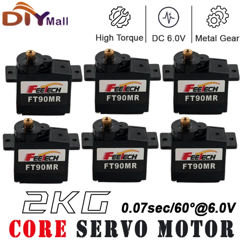 1/2/4 Uds Feetech FT90M Micro  - Micro Servo reseña y precio
