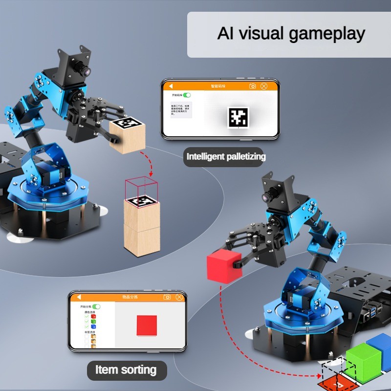 Brazo robótico de 6 grados de  - Robot Arm Kit reseña y precio