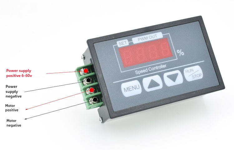 Controlador de velocidad del M - Dc Motor 12V reseña y precio