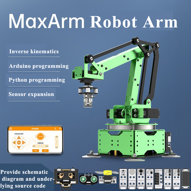Hiwonder Brazo robótico de 5 e - Robot Arm Metal reseña y precio