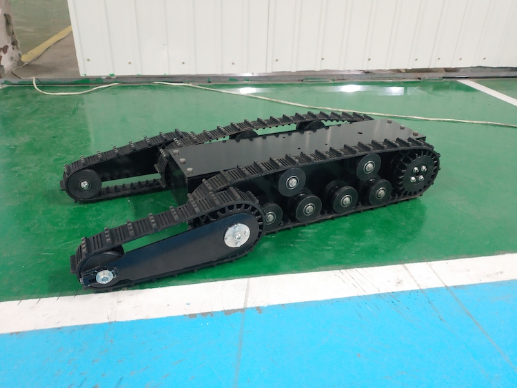 Chasis de pista de goma a la v - Robot Track reseña y precio