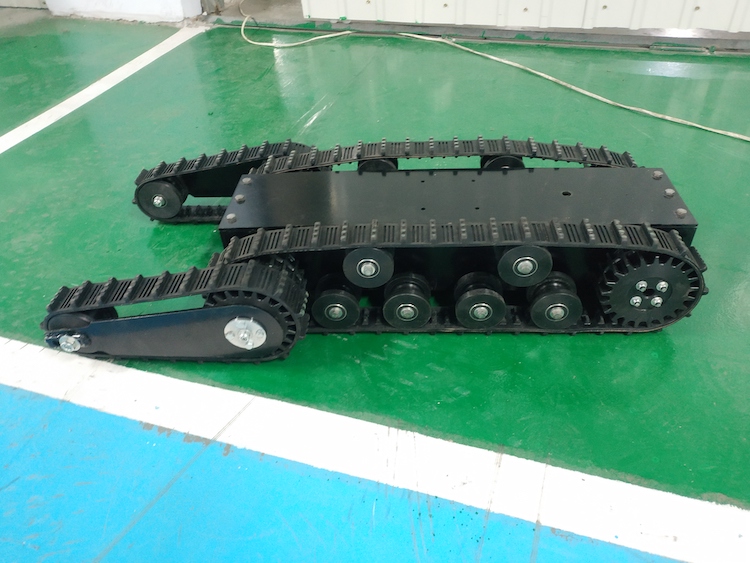 Chasis de pista de goma a la v - Robot Track reseña y precio