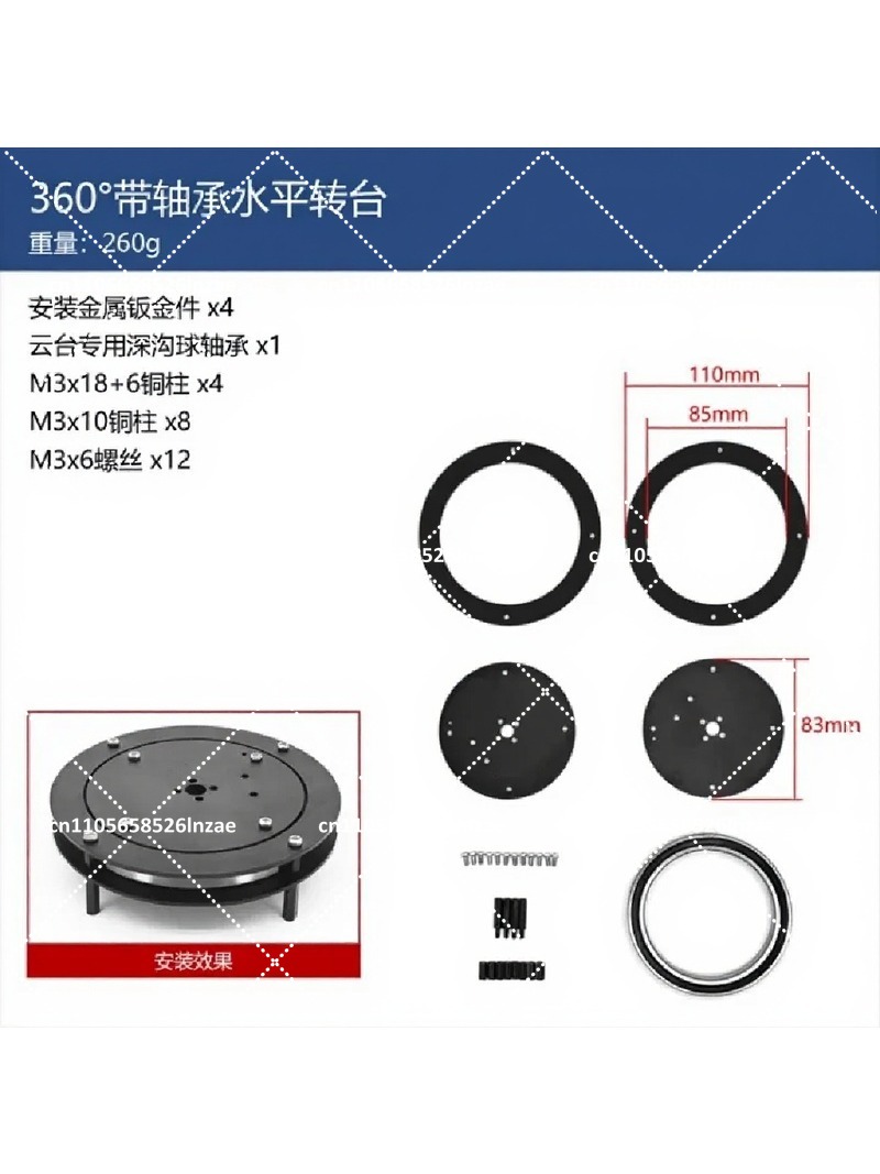 360 °   Plataforma Giratoria M - Pan Tilt Bracket reseña y precio