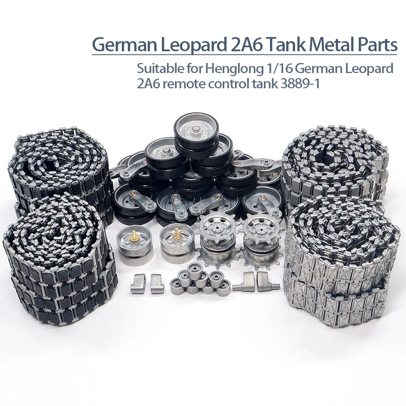 Henglong 3889 Leopard 2A6 acce - Tracked Robot Chassis reseña y precio