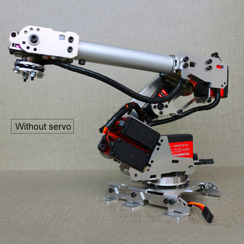 Marco de brazo de Robot de 6 e - Robot Arm Metal reseña y precio