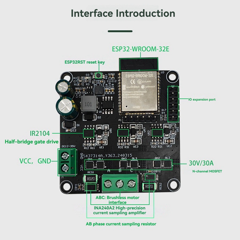SimpleFOC-placa controladora d - Motor Driver Module reseña y precio