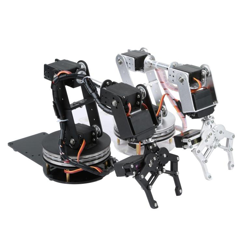 Brazo Robótico Plateado de 6 G - Robot Arm Kit reseña y precio