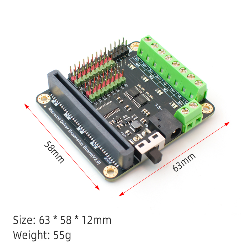 Placa de Expansión para Contro - Microbit Robot reseña y precio