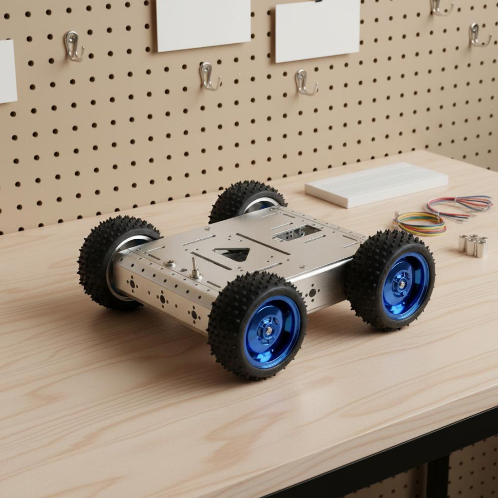 Chasis de Coche Inteligente 4W - Robot Chassis reseña y precio