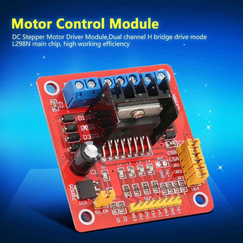 Módulo Controlador de Motor Pa - L298N Module reseña y precio