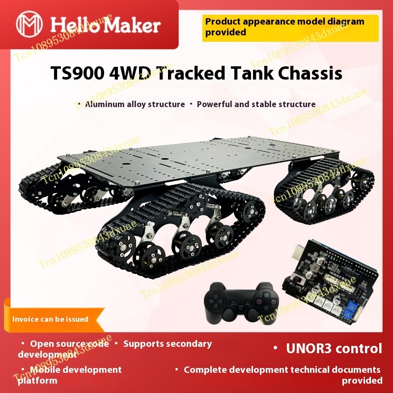 Chasis Todoterreno con Amortig - Tracked Robot Chassis reseña y precio