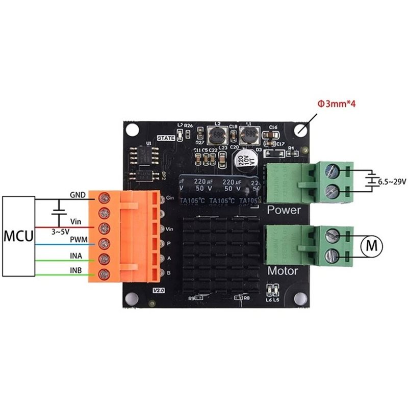 Módulo controlador de motor de - Motor Driver Module reseña y precio
