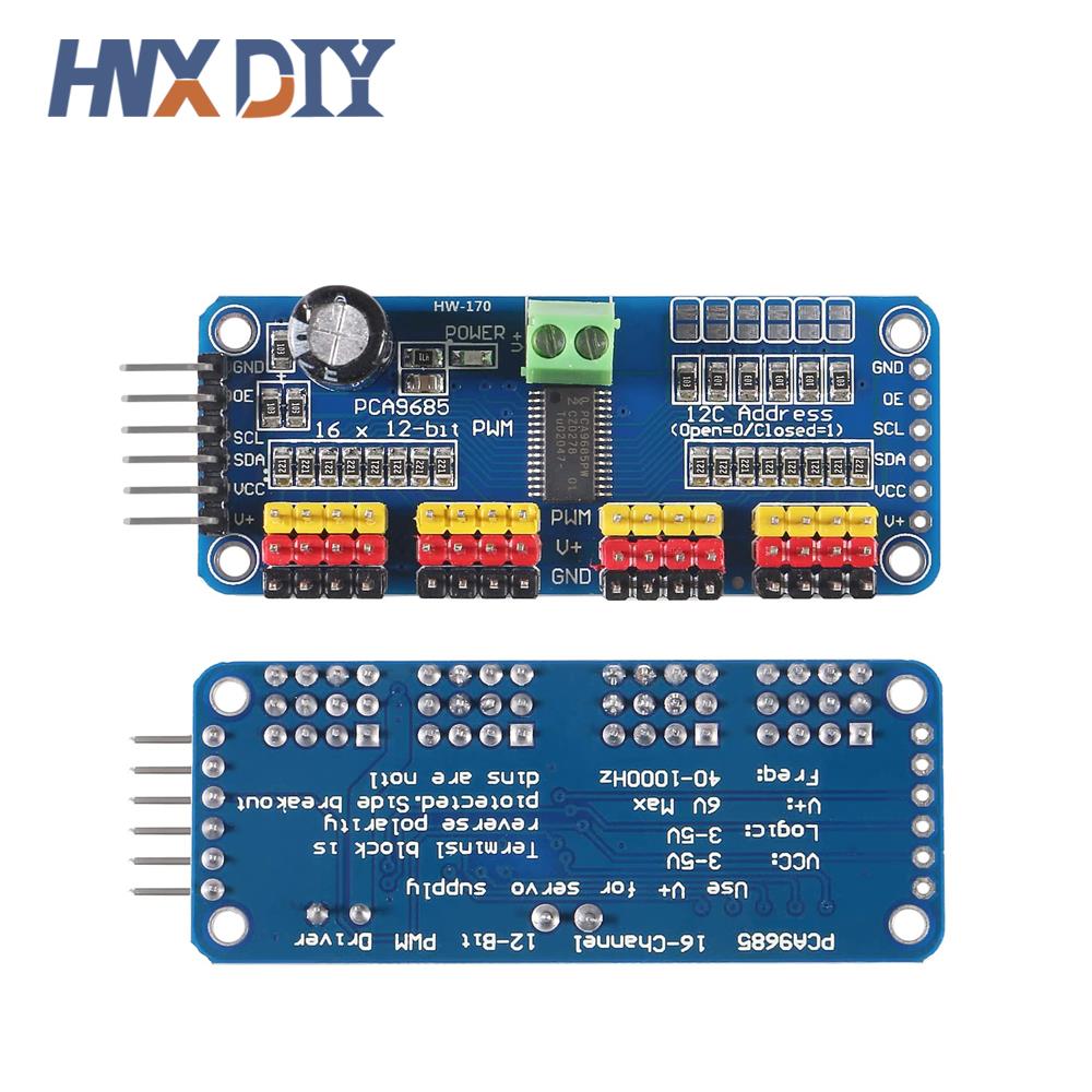 PCA9685-Servomotor de 16 canal - Microbit Robot reseña y precio