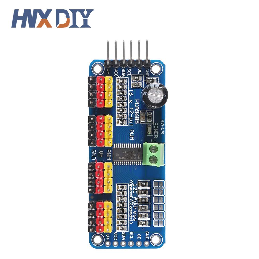 PCA9685-Servomotor de 16 canal - Microbit Robot reseña y precio