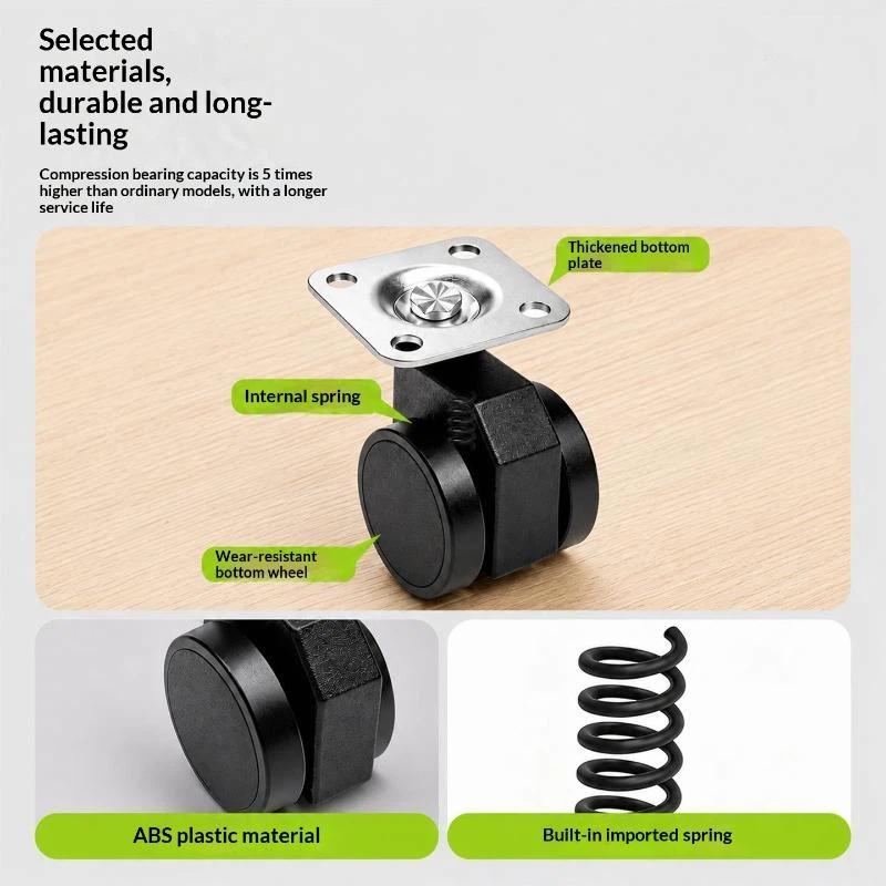 Ruedas giratorias con sistema  - Caster Wheel reseña y precio