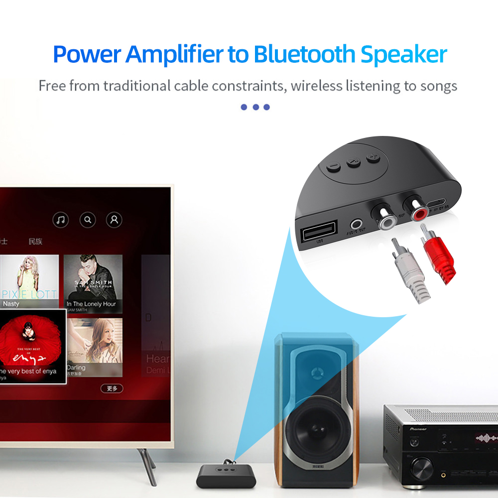Receptor de Audio Bluetooth 5. - Robot Bluetooth Car reseña y precio