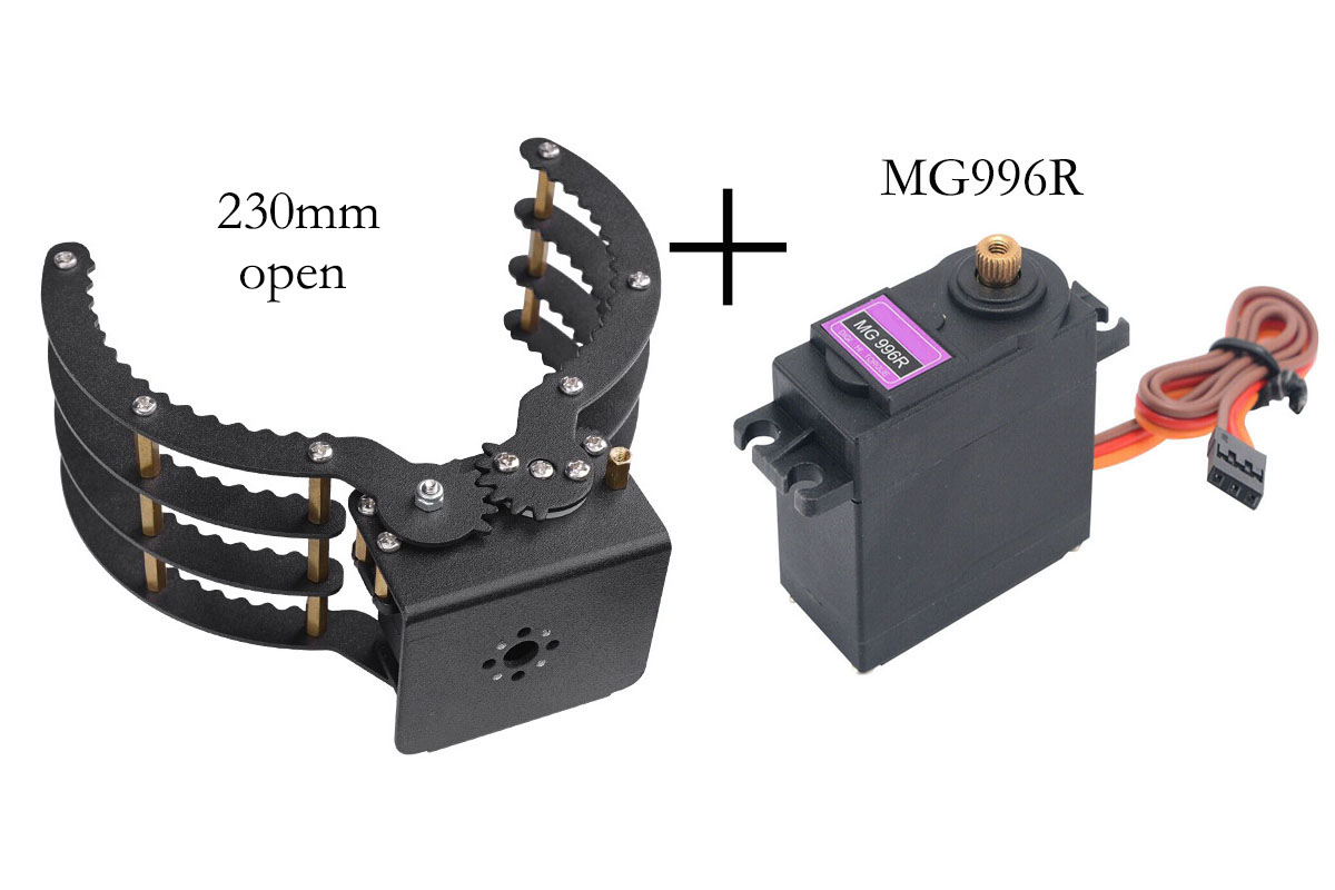 Pinzas mecánicas con abertura  - Robot Gripper reseña y precio
