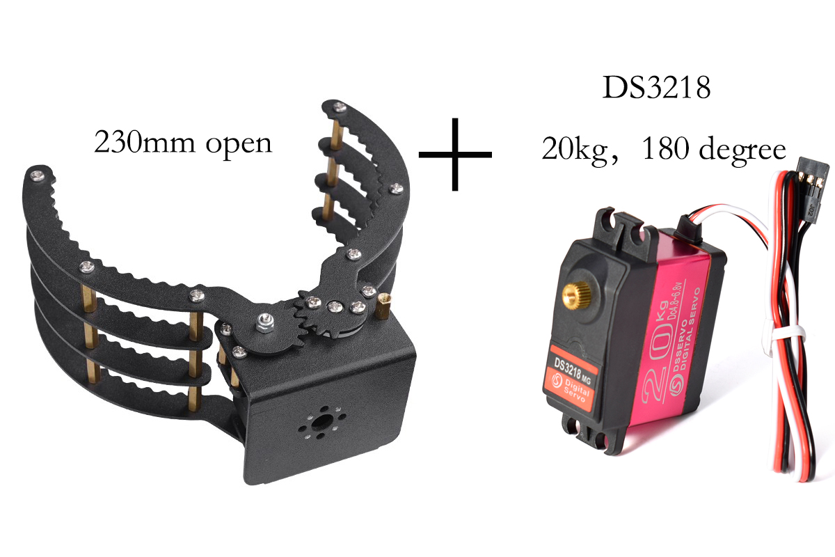 Pinzas mecánicas con abertura  - Robot Gripper reseña y precio